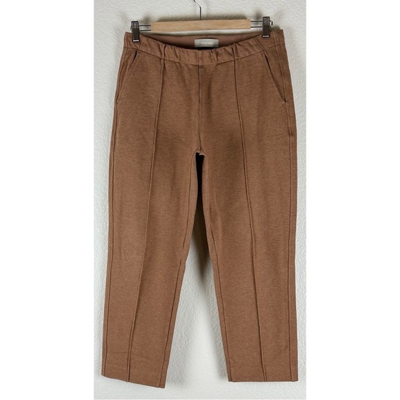 Everlane Women’s The Dream Pant Heathered Auburn Knit Cropped, size Medium - Picture 2 of 10